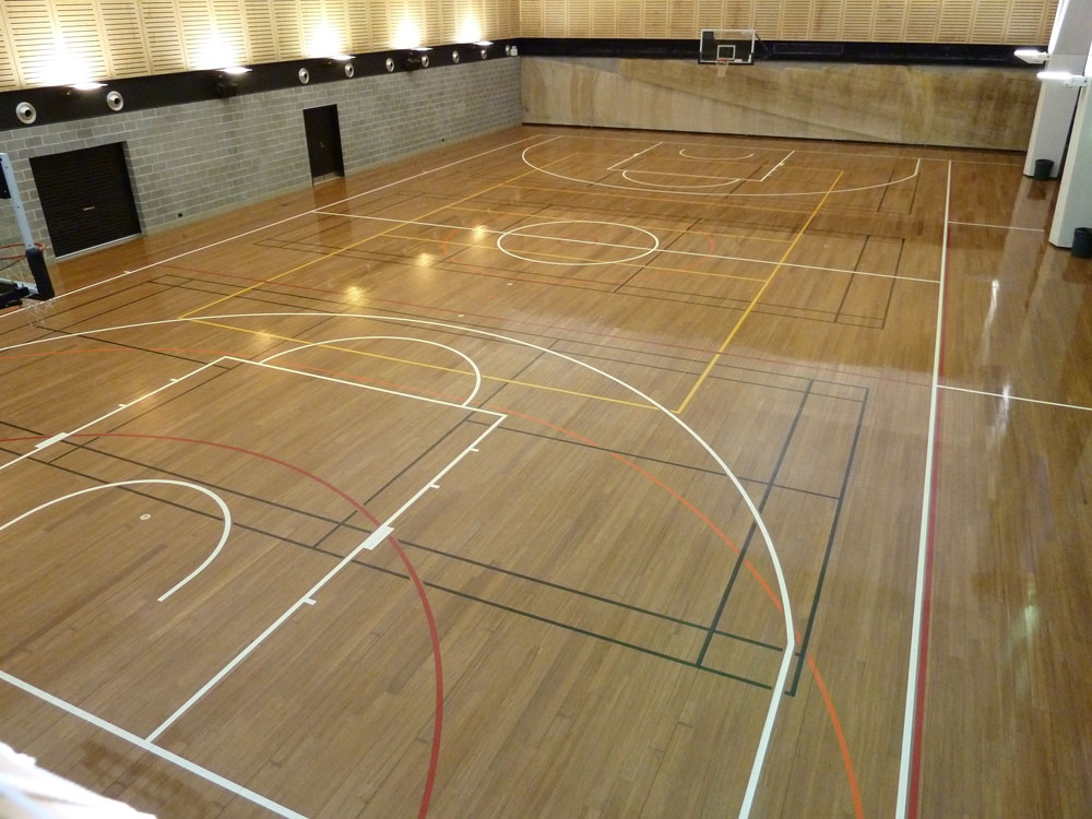 孚盛运动木地板 体育馆羽毛球馆 保龄球馆可定制专业体育木地板