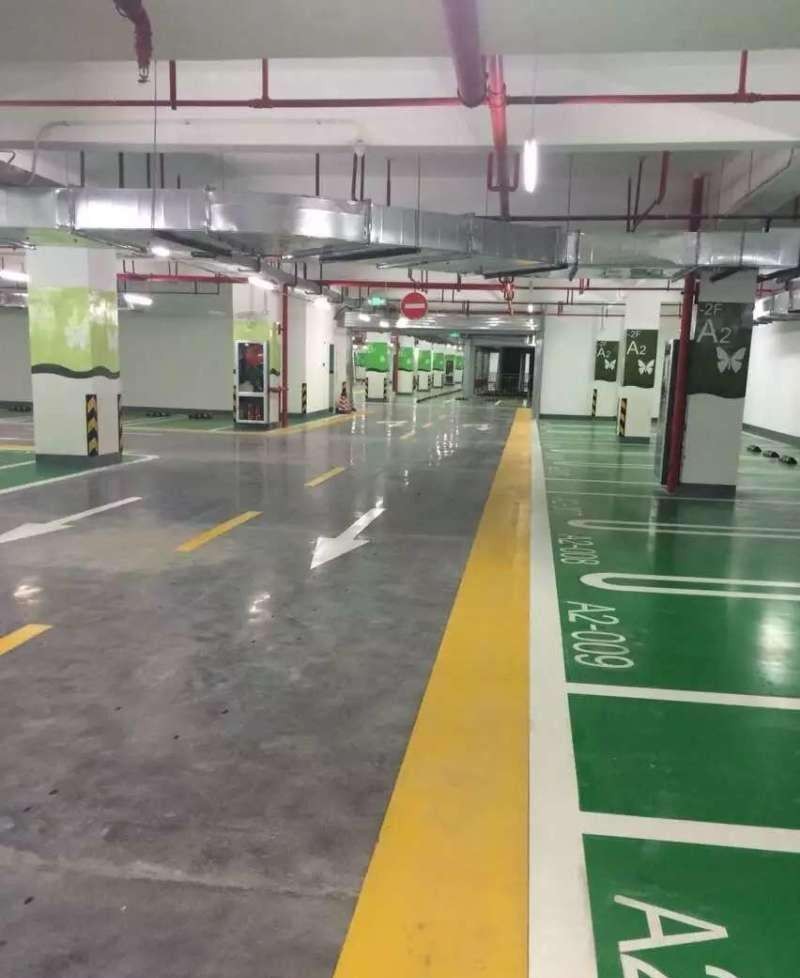 停车场车位划线地下车库划线设计及施工选河南万通交通设施 专业施工