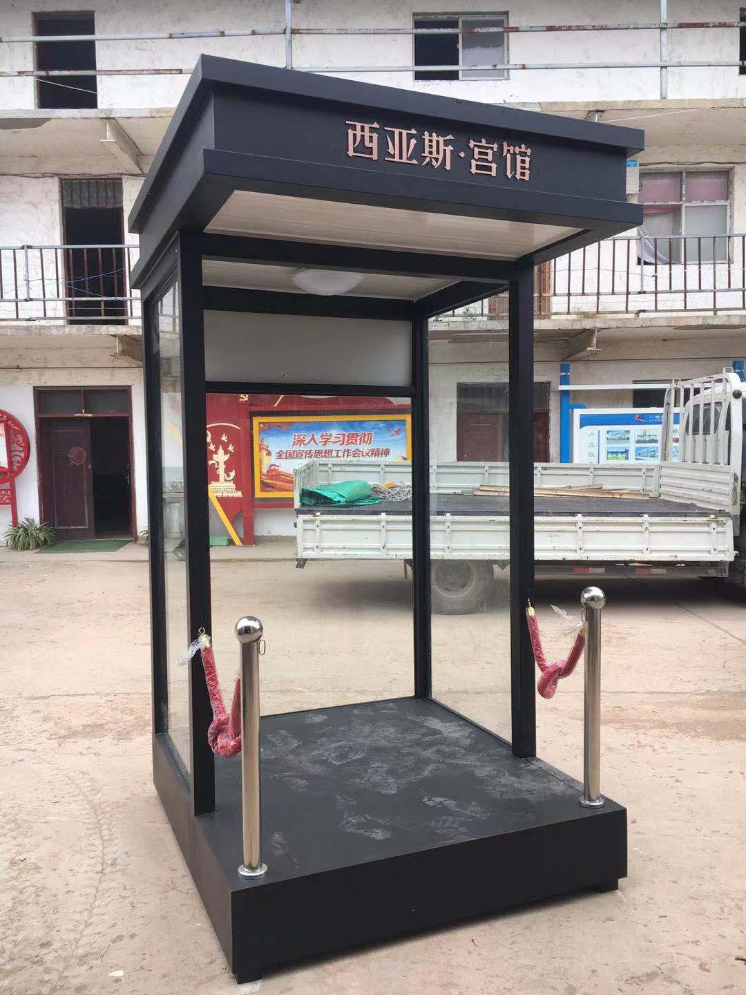 河南洛阳形象站台岗亭/值班岗亭/窄条岗亭/岗亭厂家/定做现货