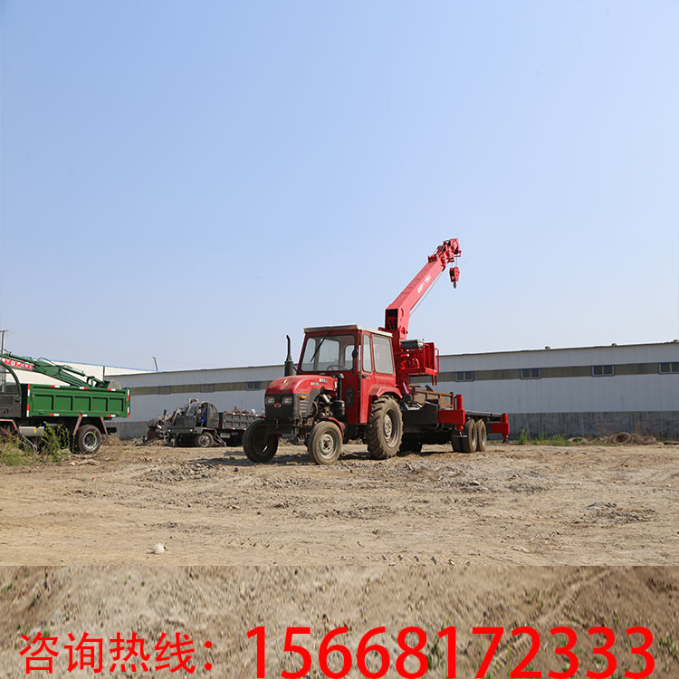 多功能改装吊挖一体机 园林移树随车吊挖一体机 液压农用设备吊挖一体