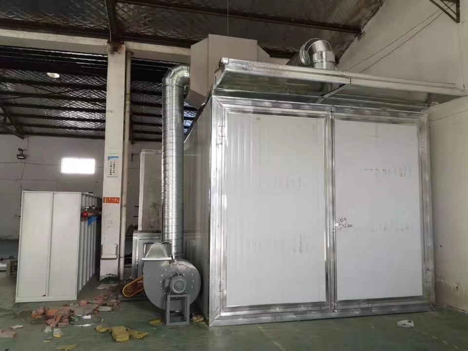 高温房烤漆房环保型工业烤箱固化炉固化房塑粉回收机静电喷塑设备