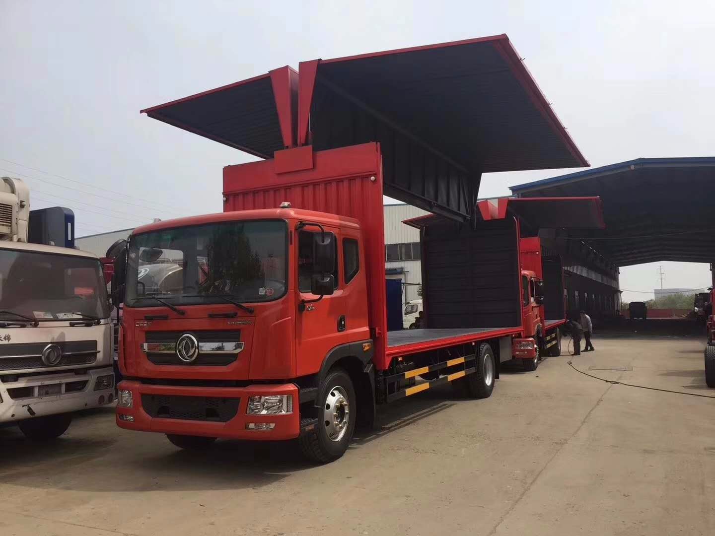 东风多利卡飞翼车/翼开启厢式车-货车|商用车|交通运输–大豆网