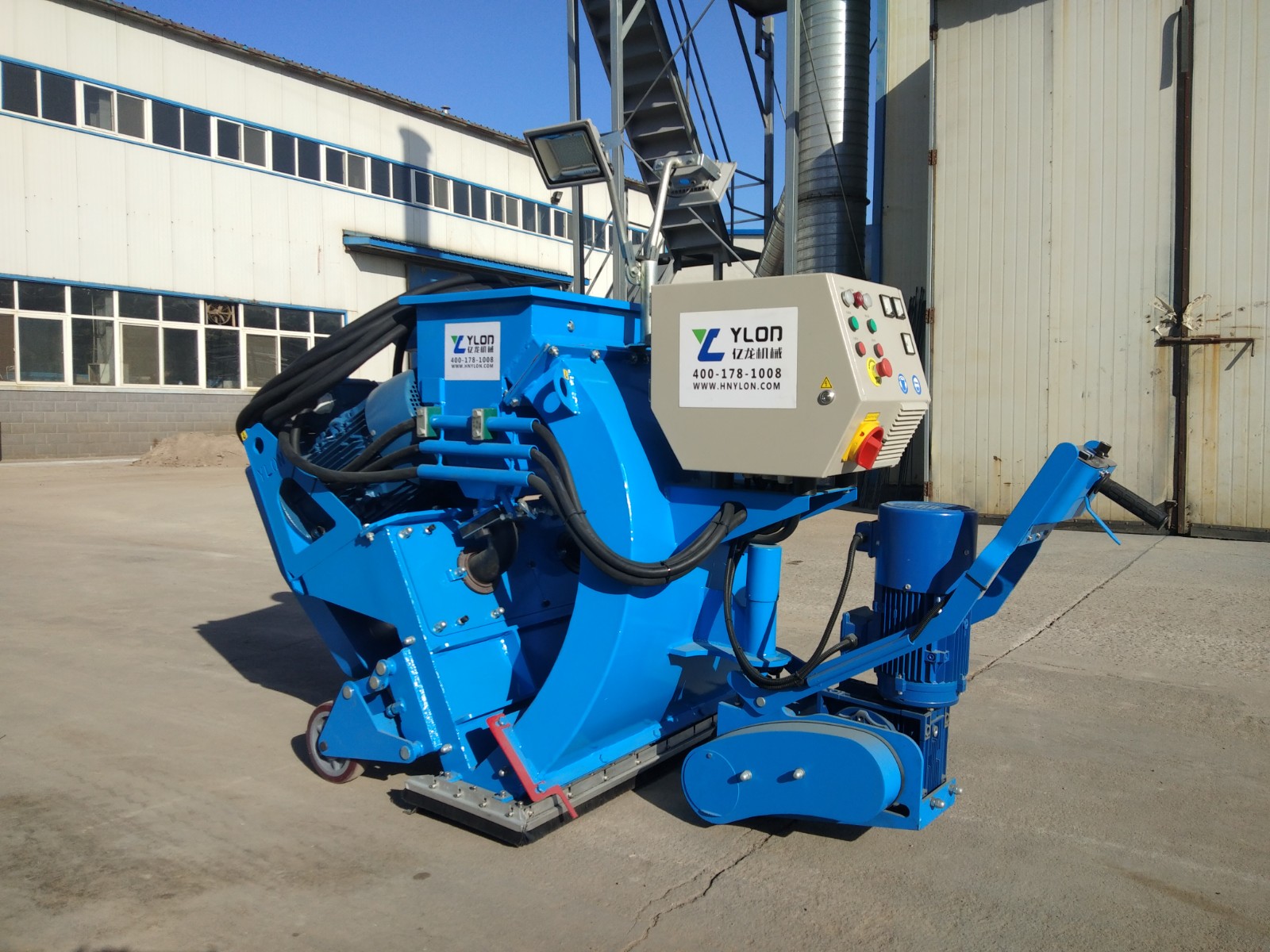抛丸机 亿龙机械 pw2800db 型水平移动式抛丸机