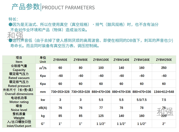 出售通优/全优/镇江泵zybw140e印刷机140立方风泵无油旋片式干式气泵