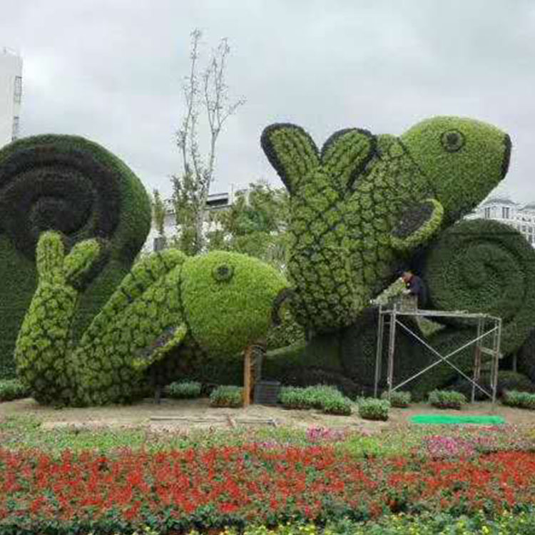 立体花坛造型植物 立体花坛制作价格 立体花坛供应厂家