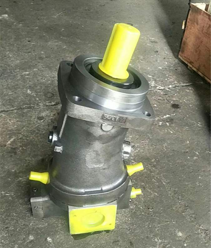 1lzfoo轴向柱塞泵是采用配油盘配油,缸体旋转,靠变量头变量的斜盘式轴