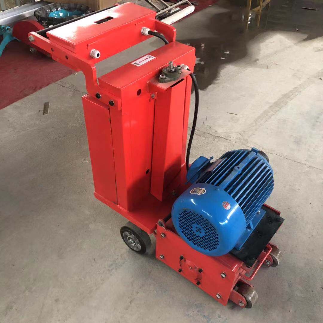 手扶式电动铣刨机 小型铣刨机 地面翻新汽油拉毛机