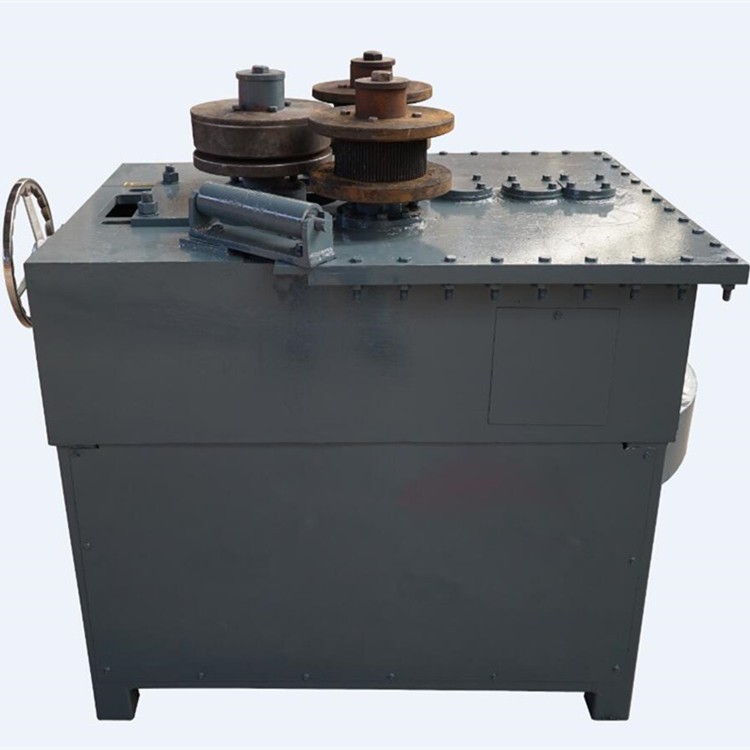 lcgy-80型角铁卷圆机 扁铁弯圆机 法兰槽钢弯圆圈机