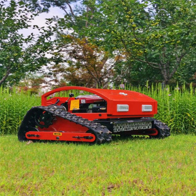 智能遥控割草机 履带式可爬坡田园管理绿化带草坪修剪打草机