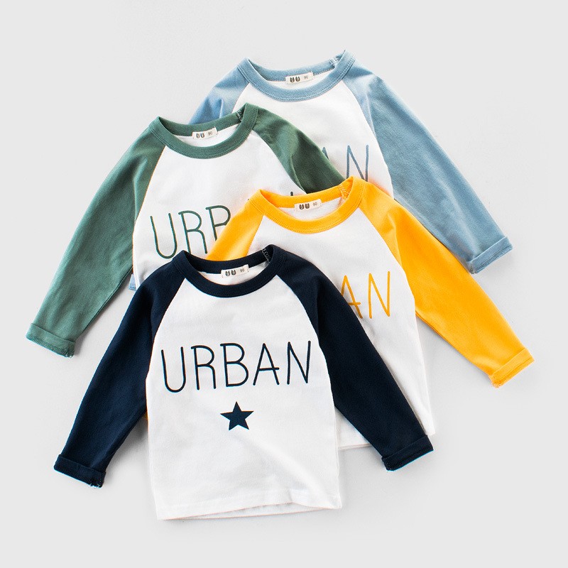 长袖t恤潮儿童服装打底衫纯棉