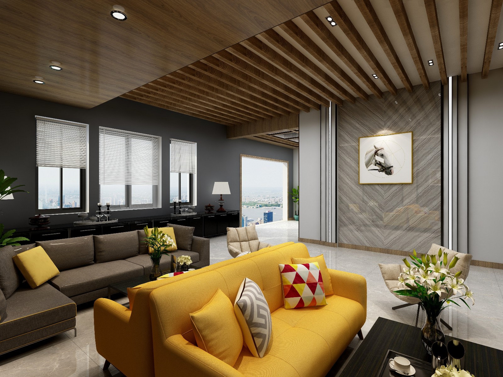 金粉世家永嘉县竹木纤维300集成墙板 生态木背景快装墙面装饰pvc护墙