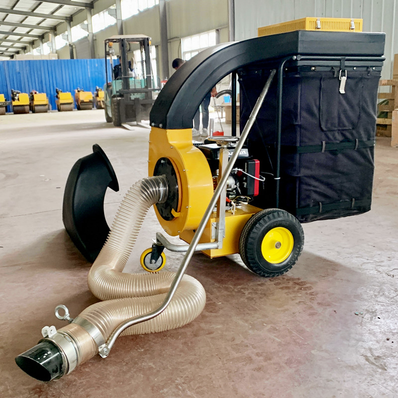 【质量三包手推吸叶机 道路公园绿化带落叶收集车 环卫树叶收集设备】