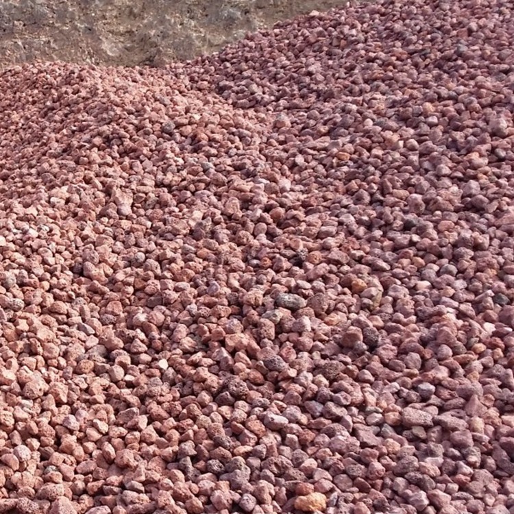 水处理用火山石颗粒滤料 大块黑火山石块 园艺多肉3-6mm-板岩,文化石