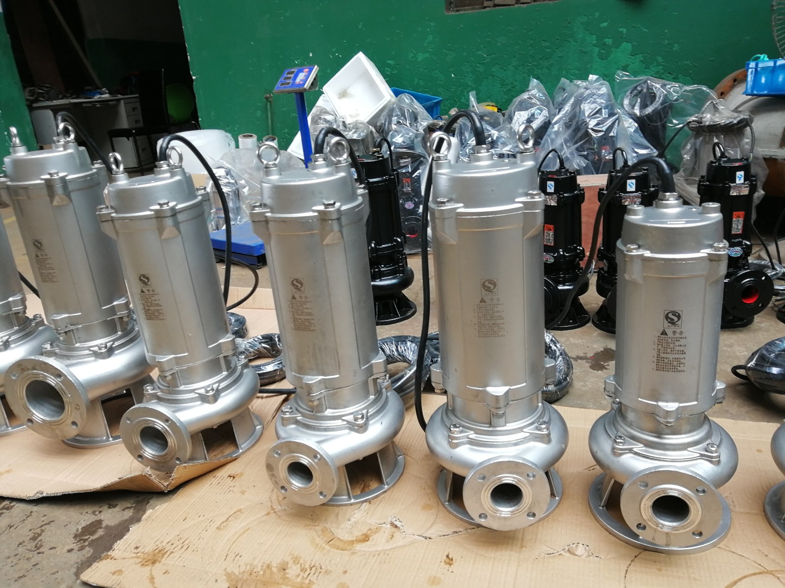 大流量高扬程无堵塞不锈钢潜水排污泵全不锈钢泵