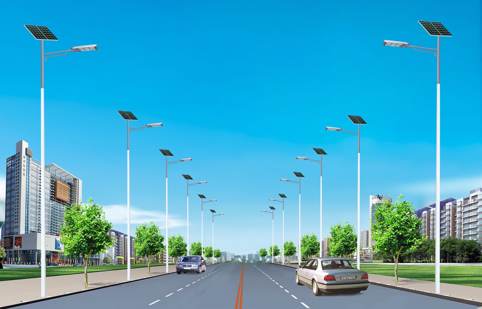 乡村城市太阳能路灯 道路建设太阳能路灯 led太阳能路灯