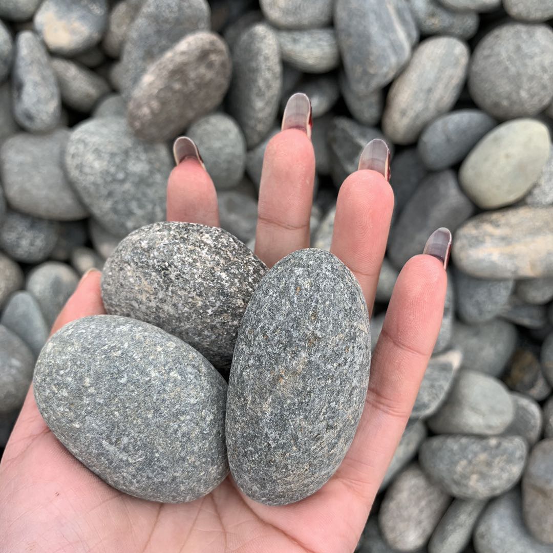 本诺厂家长期供应 鹅卵石原石 机制光滑石子 园林建筑铺路造景装饰