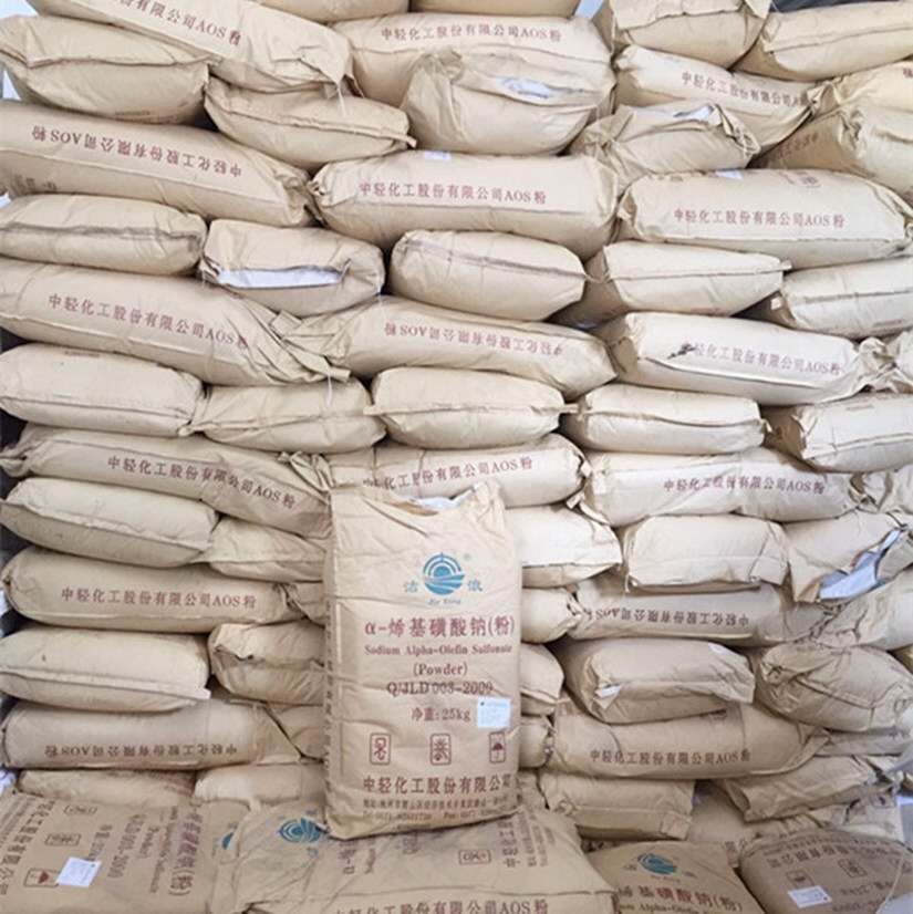 现货供应aos粉洁浪发泡剂 a-烯基磺酸钠高泡粉