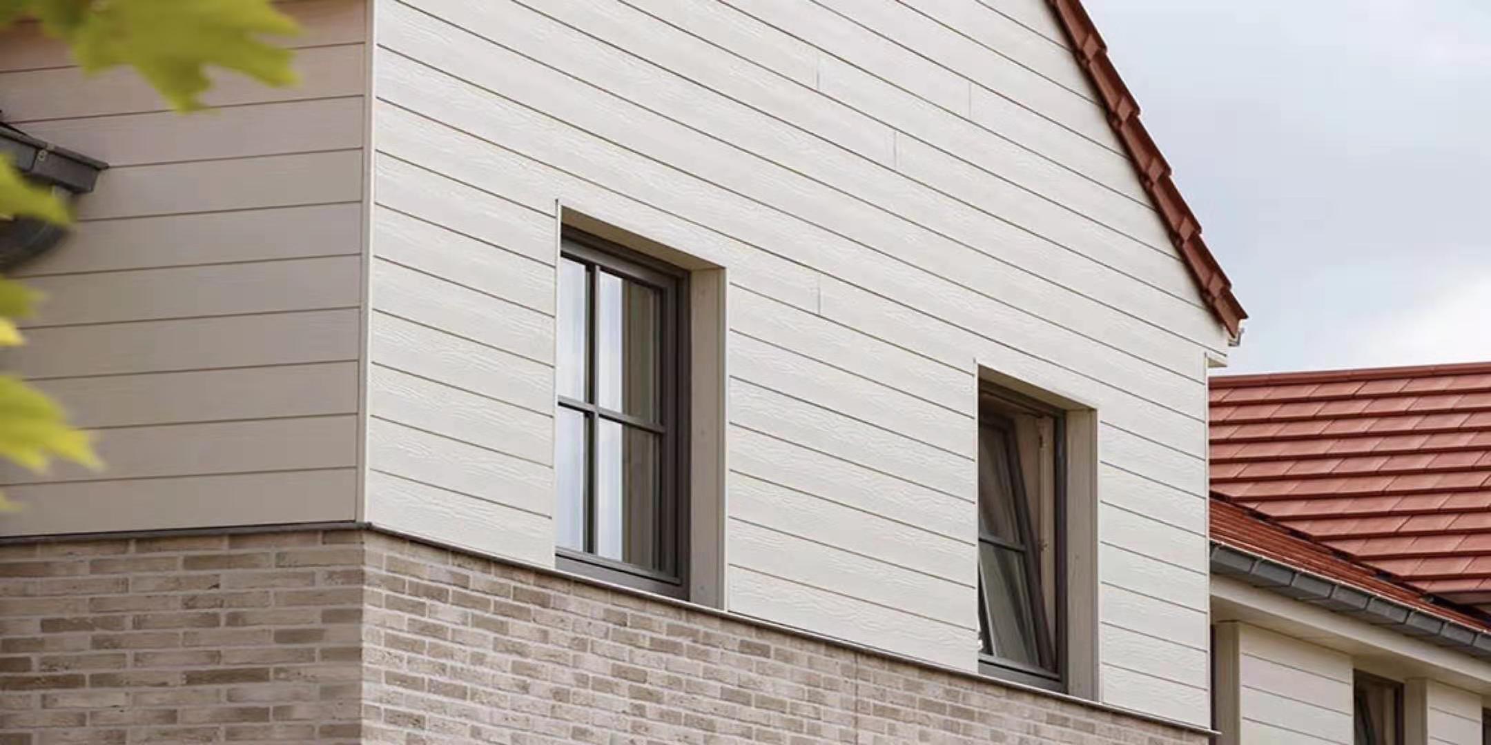 批发榫槽上漆成品木纹板 纤维水泥木纹挂板厂家