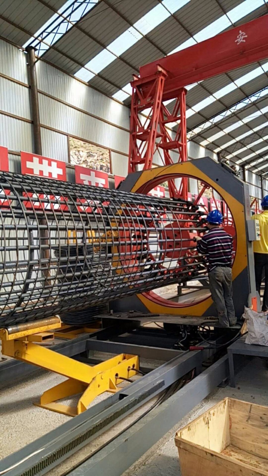 数控钢筋笼滚焊机