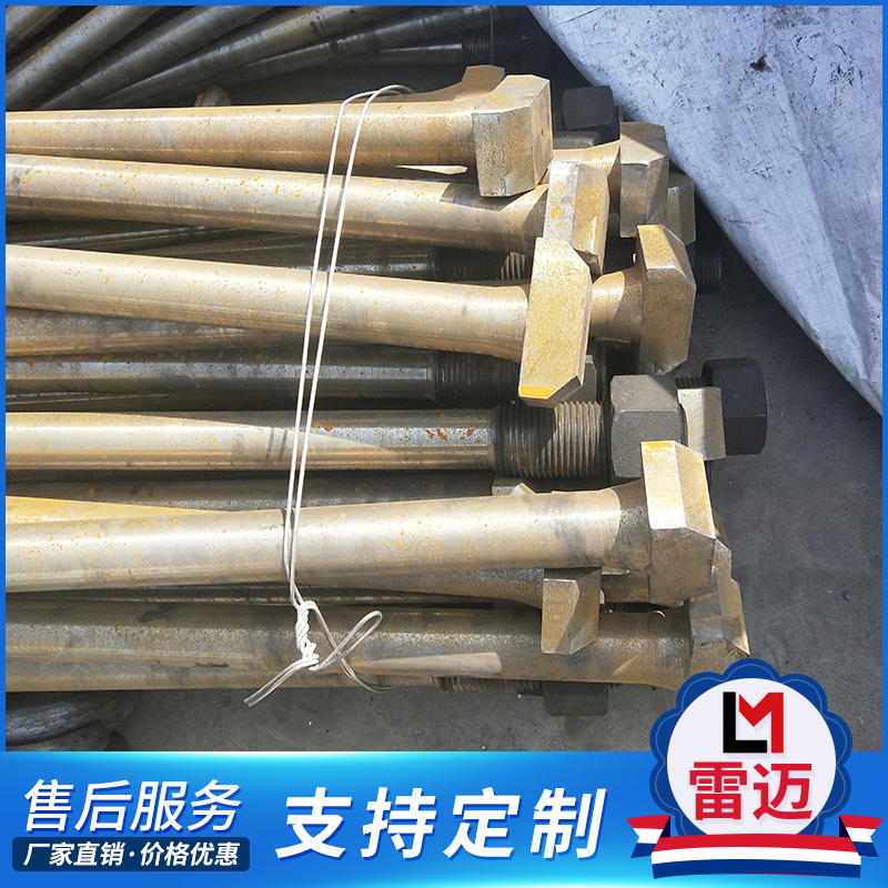 塔吊地脚螺栓厂家本色焊接型地脚gb799地脚丝加工