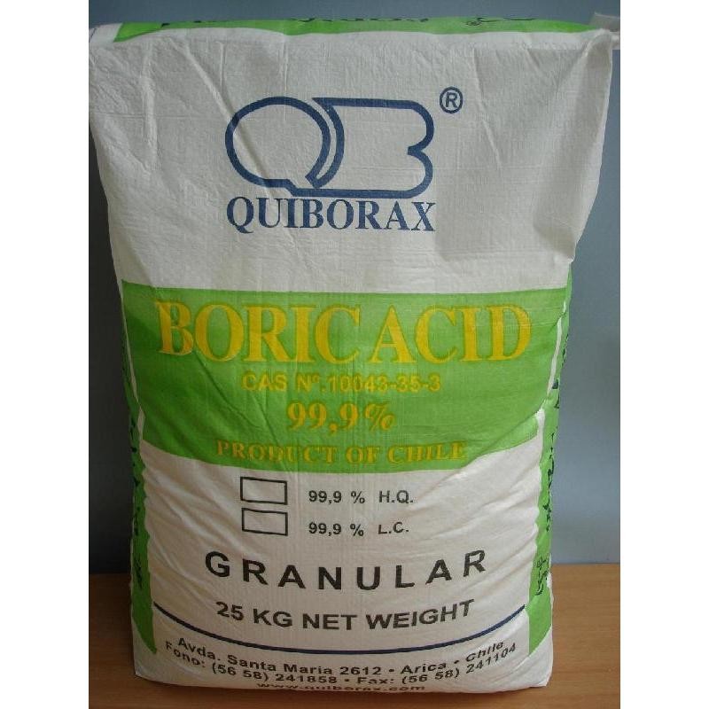 硼酸现货销售进口原包装99.9%硼酸
