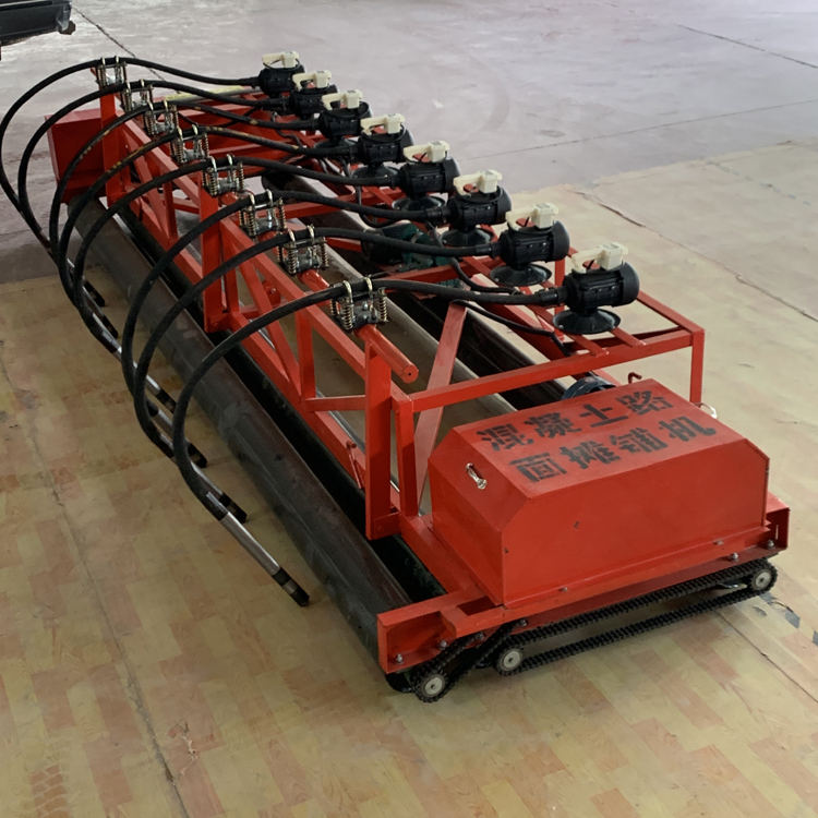 江苏南京双层框架三辊轴摊铺机 二级公路三辊轴铺路机 滚轴式振式摊平