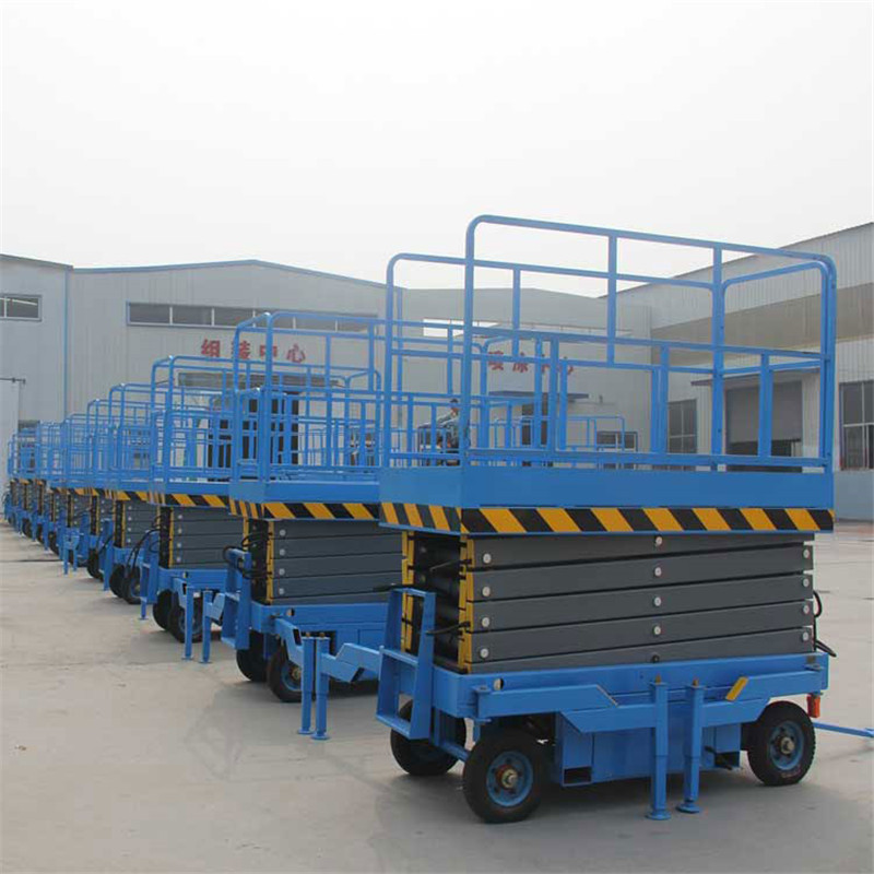 连云港液压升降货梯厂家现货4-16米全自动高空作业升降平台