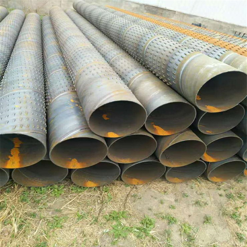 Φ273mm井管滤水管陕西工地用打井钢管