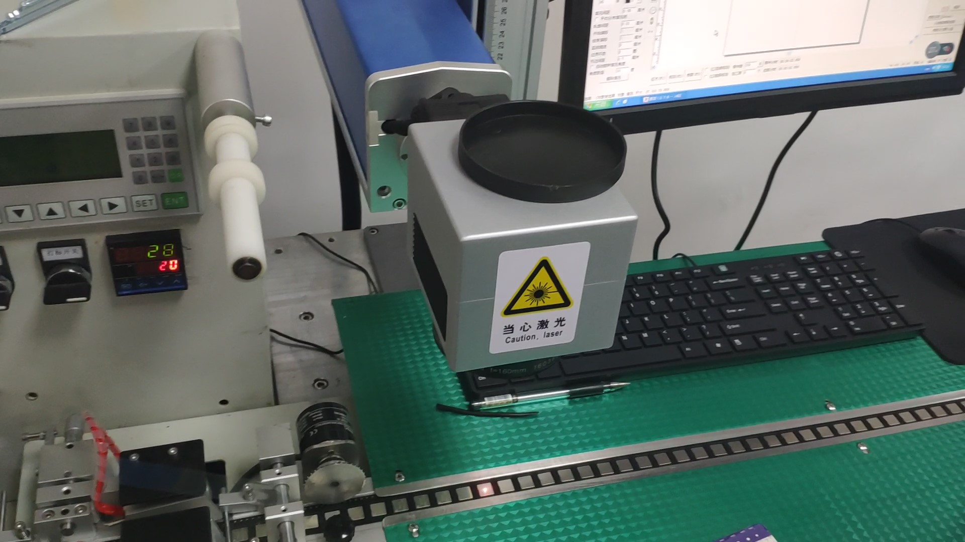 刀模钢带金属材料abs工程塑料激光喷码机-打码机,喷码机|包装设备