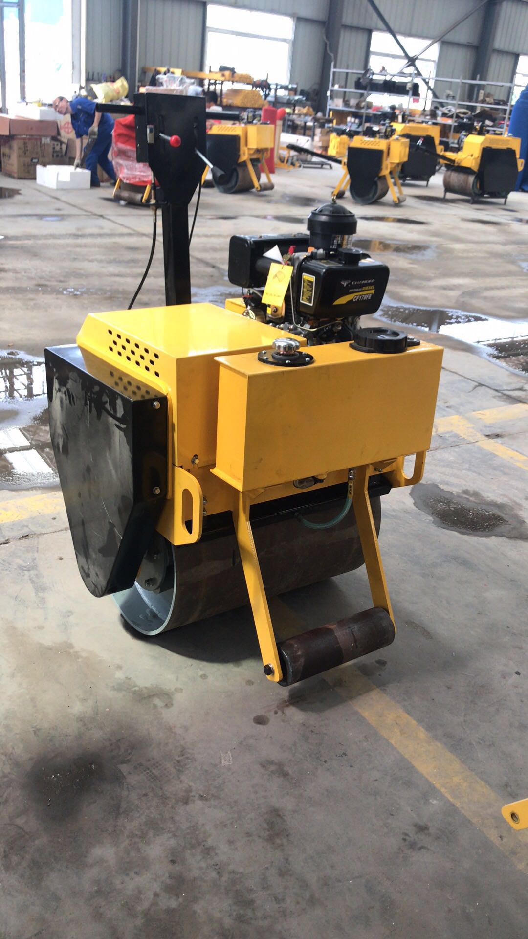 振动:机械传动,自动离心离合ysj双轮震动的压实机-路面机械|工程机械