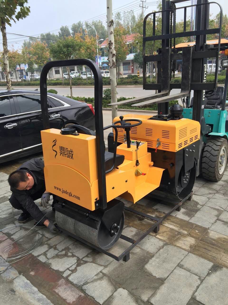 5t压实机-路面机械|工程机械,建筑机械|机械及行业设备–大豆网