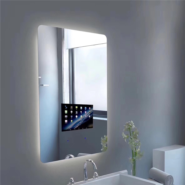 反射率70%透光率30%高清镜面玻璃,钢化镀膜镜子/智能魔镜玻璃-深加工