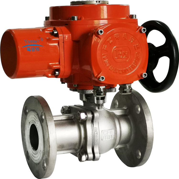 电动不锈钢四氟蝶阀 防爆电动不锈钢蝶阀 现货供应 埃美柯