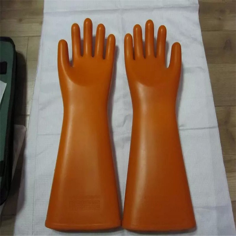 绝缘手套12kv高压电工防电220v劳保橡胶手套-防护手套|安全防护用品