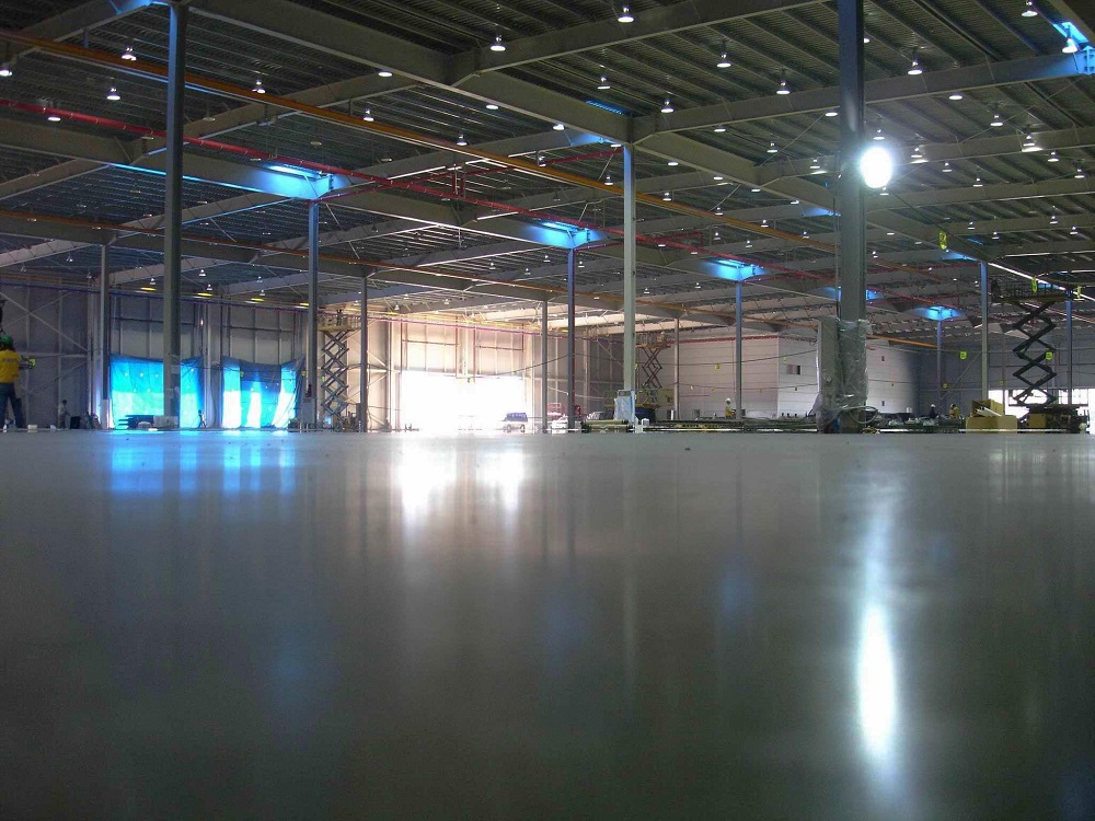 用了密封固化剂地坪漆河北衡水厂库房更环保