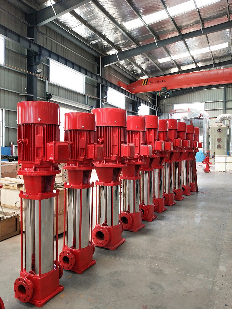 哈尔滨消防水泵厂家 37kw高压消防水泵价格 xbd-nfl立式高压消防泵