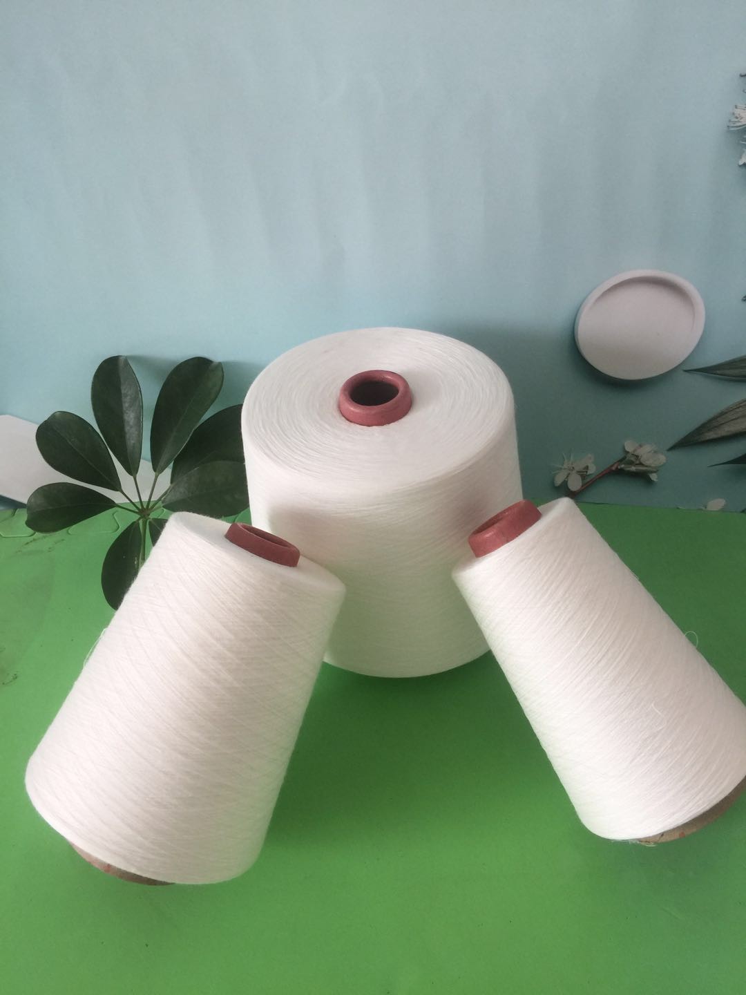 包芯纱供应 纯棉21支40d氨纶弹力纱 精梳纯棉包芯纱40支32支热销