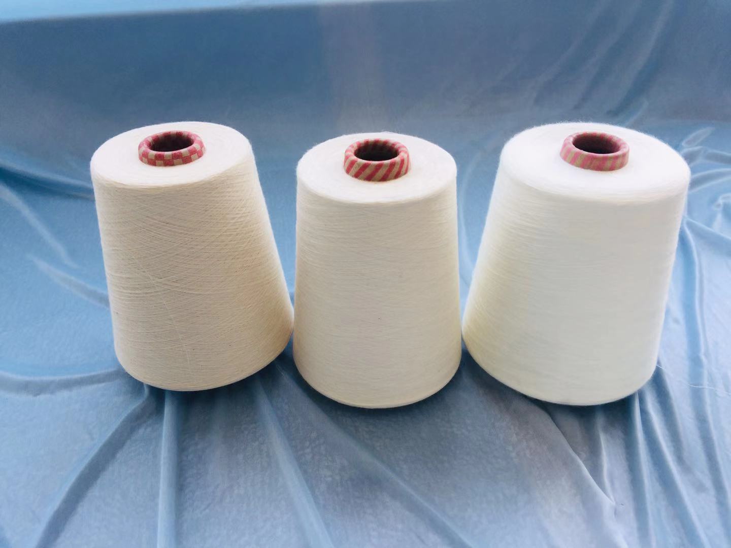 绿色竹纤维纱40支60支30支生产制造针织竹纤维纱32支21支