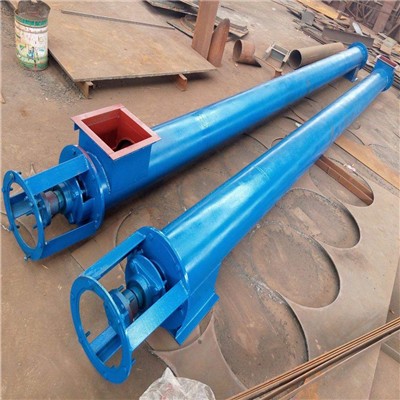 管式螺旋绞龙输送机粮食水泥干粉颗粒粉状蛟龙上料提升机