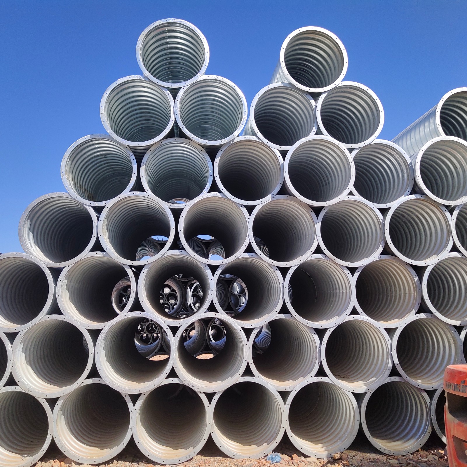 桥梁涵洞波纹管-波纹涵管镀锌金属波纹涵管-钢制波纹管-可送货安装