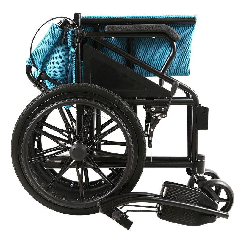 如康轮椅 钢制 折叠式 老年人轮椅