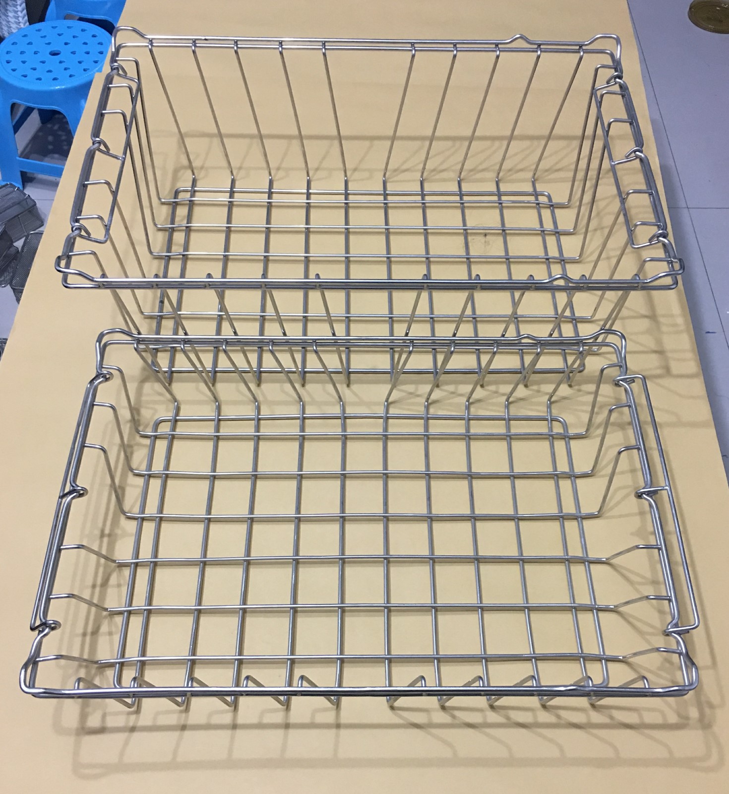 进口304清洗 消毒不锈钢篮筐,新品不锈钢灭菌篮筐,带盖供应室手术室