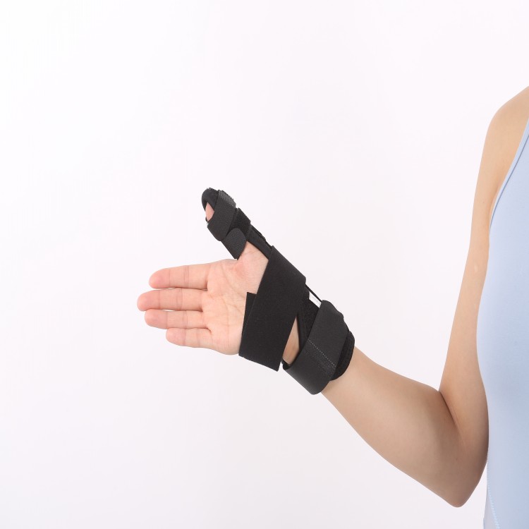 旭康透气手指固定带 手指受伤固定支架 手指固定夹 钢板支撑手指固定