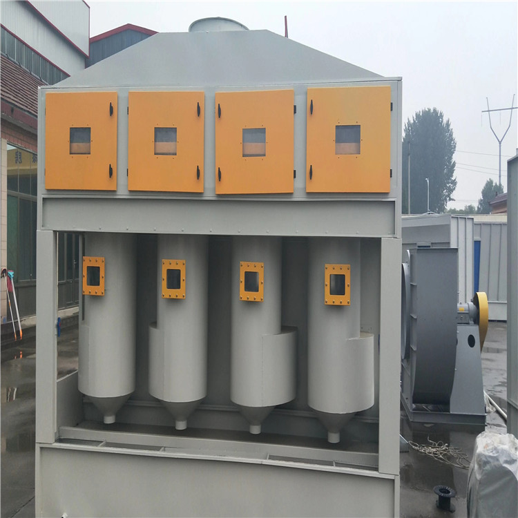 不锈钢气旋塔 烟气净化气旋混动喷淋塔高压旋流塔-前处理设备|涂装