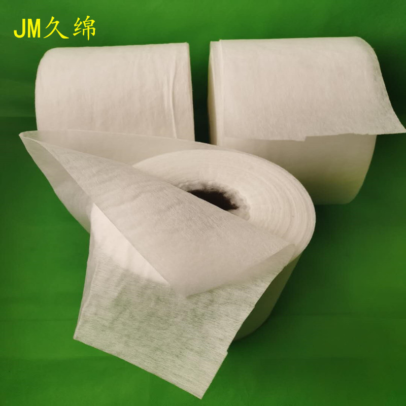 供应纯es低温热风棉 新款超薄热风无纺布 口罩中间棉
