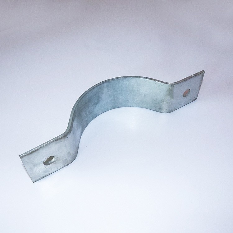拉线抱箍 加强抱箍 达克罗 斜撑抱箍 zb-210 羊角 焊丝抱箍 热镀锌 电