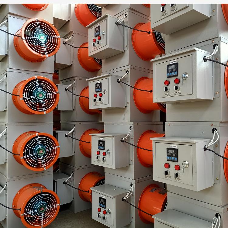 大棚电暖风机 全自动恒温电加热暖风机-通风机|风机,排风设备|环保–