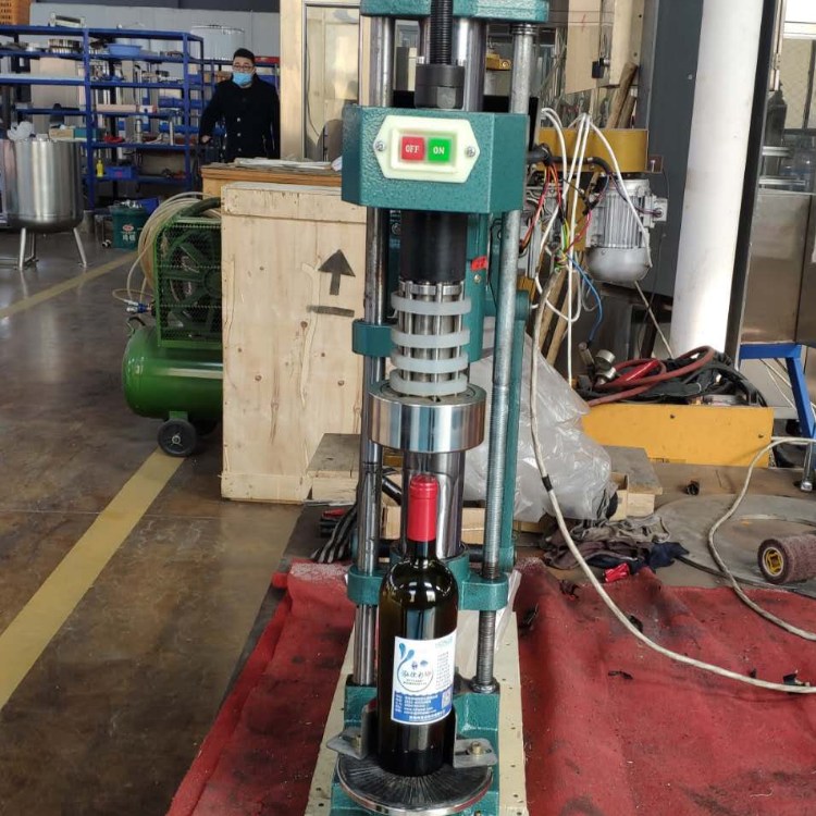 碾帽机批发 山东红酒碾帽机 葡萄酒碾帽机价格 科汇自动化碾帽机-封口