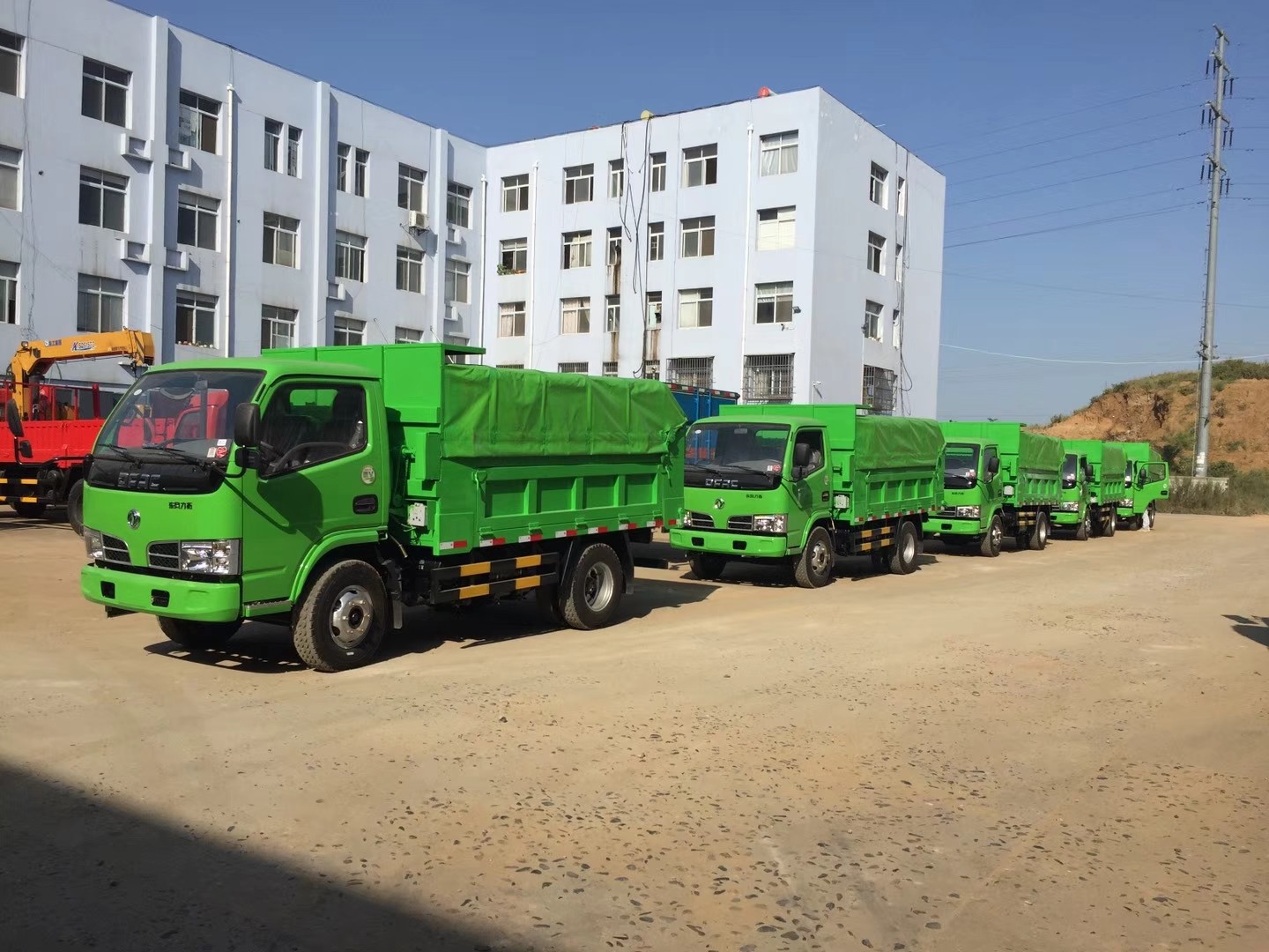 绿皮渣土车出售 西安小绿皮渣土车售价 六轮渣土自卸车价格