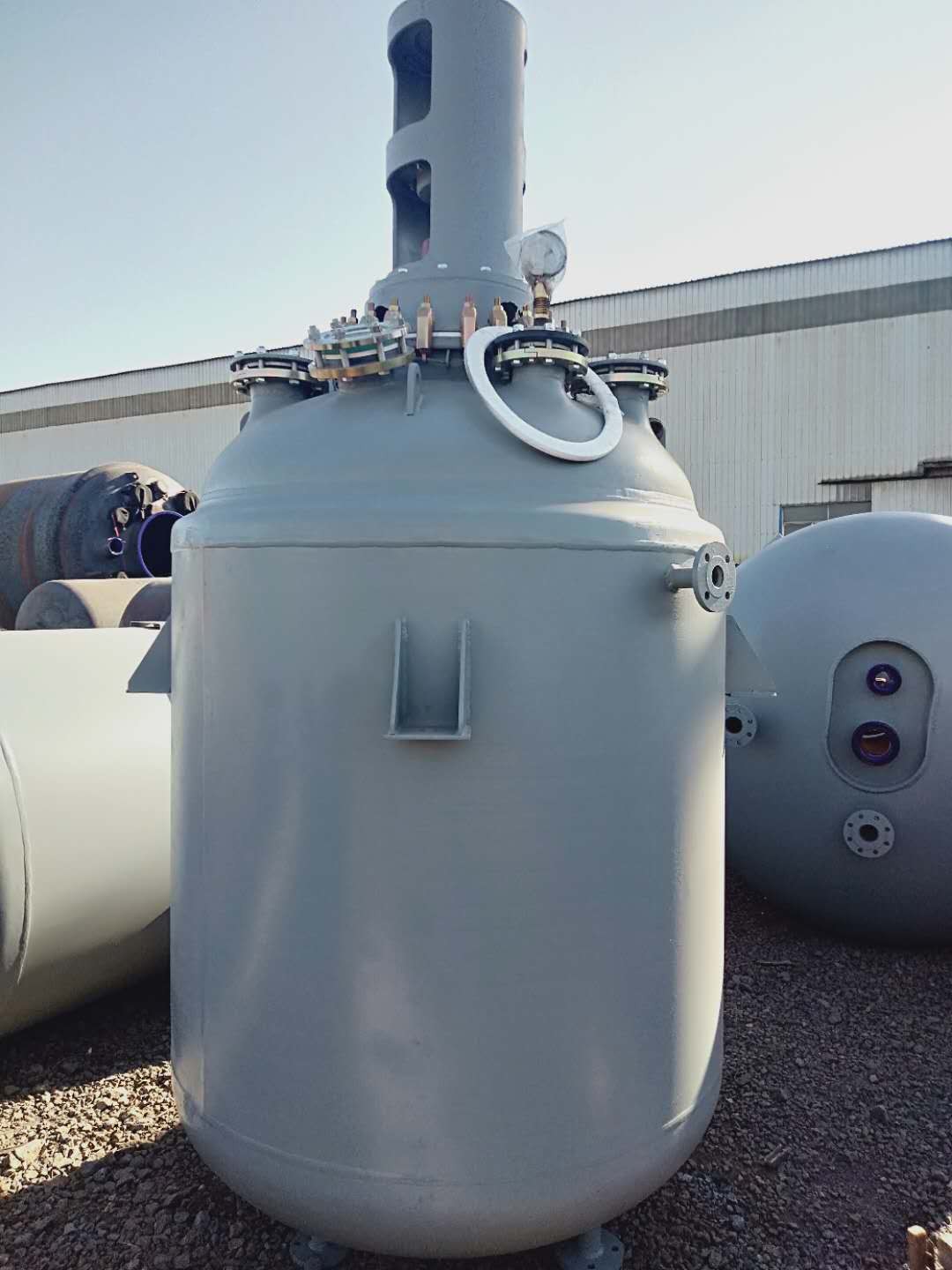 电加热搪瓷搪玻璃反应釜/搪玻璃反应罐